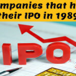 Companies that had their IPO in 1989