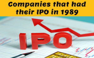 Companies that had their IPO in 1989