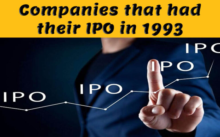 Companies that had their IPO in 1994