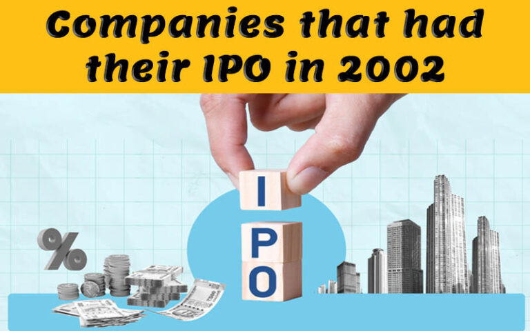 Companies that had their IPO in 2002